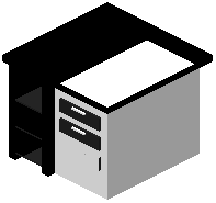 Black Desk Extension 3