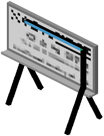 Standing White Board