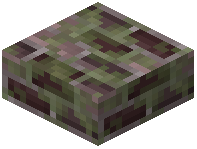 Red Bricks Slab Mossy