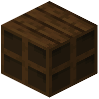 Empty Dark Oak Bookshelf