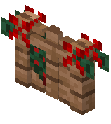 Jungle Fence Gate with Wreath