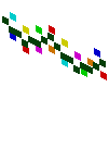 Mini Multicolored Lights (Horizontal)