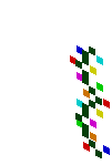 Mini Multicolored Lights (Vertical Right)