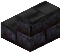 Polished Blackstone Brick Roofed Stairs