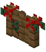 Spruce Fence Gate with Wreath