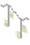 Twinkling Icicle Lights (Horizontal)