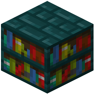Furniture/Bookshelves/Warped Nether Brick