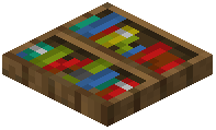 Furniture/Trapdoors/Bookshelves/Spruce