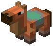 Copper Armored Horse Trophy
