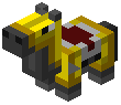 Golden Amored Horse Trophy
