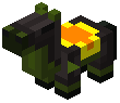 Netherite Armored Zombie Horse Trophy