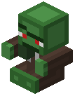 Old Butcher Zombie Villager Trophy