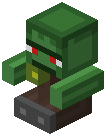 Old Farmer Zombie Villager Trophy