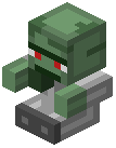 Old Librarian Zombie Villager Trophy