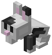 Old Black & White Rabbit Trophy
