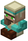 Snowy Villager Trophy