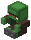 Plains Zombie Villager Trophy