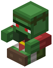 Savanna Zombie Villager Trophy