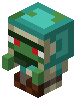 Baby Snowy Zombie Villager Trophy