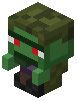 Baby Swamp Zombie Villager Trophy
