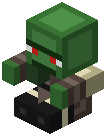 Taiga Zombie Villager Trophy