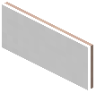Colored Glowing Terracotta Wall Sign