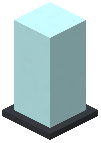 Cyan Thick Column Light