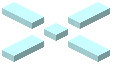 Cyan Wall Light Point Decoration