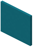 Full Cyan Concrete Wall Sign