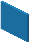 Full Light Blue Concrete Wall Sign
