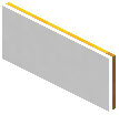 Glowing Gold Wall Sign
