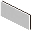 Glowing Gray Terracotta Wall Sign