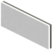 Glowing Light Gray Concrete Wall Sign