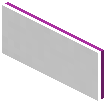 Glowing Magenta Concrete Wall Sign