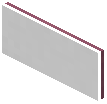 Glowing Magenta Terracotta Wall Sign