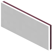 Glowing Purple Terracotta Wall Sign