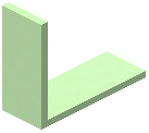 Green Thick Strip Corner Light Tube