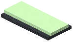 Green Thick Strip Wall Light
