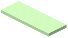 Green Thick Strip Wall Light Tube