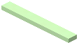 Green Thin Strip Wall Light Tube