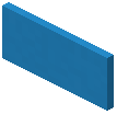 Light Blue Concrete Wall Sign