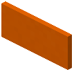 Orange Concrete Wall Sign