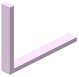 Pink Thin Strip Corner Light Tube