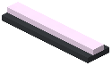 Pink Thin Strip Wall Light