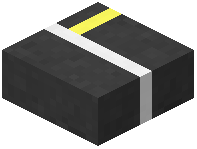 Road Slab with W T-shaped Offset Y Line
