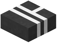 Road Slab with White Double T-shaped Line