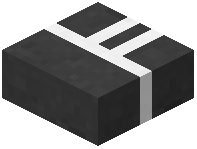 Road Slab with White T-shaped Double Line