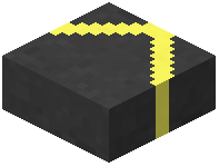 Road Slab with Yellow Bi-BA Line