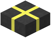 Road Slab with Yellow Cross Line