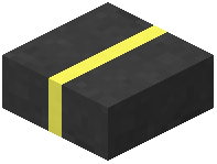 Road Slab with Yellow Straight Line